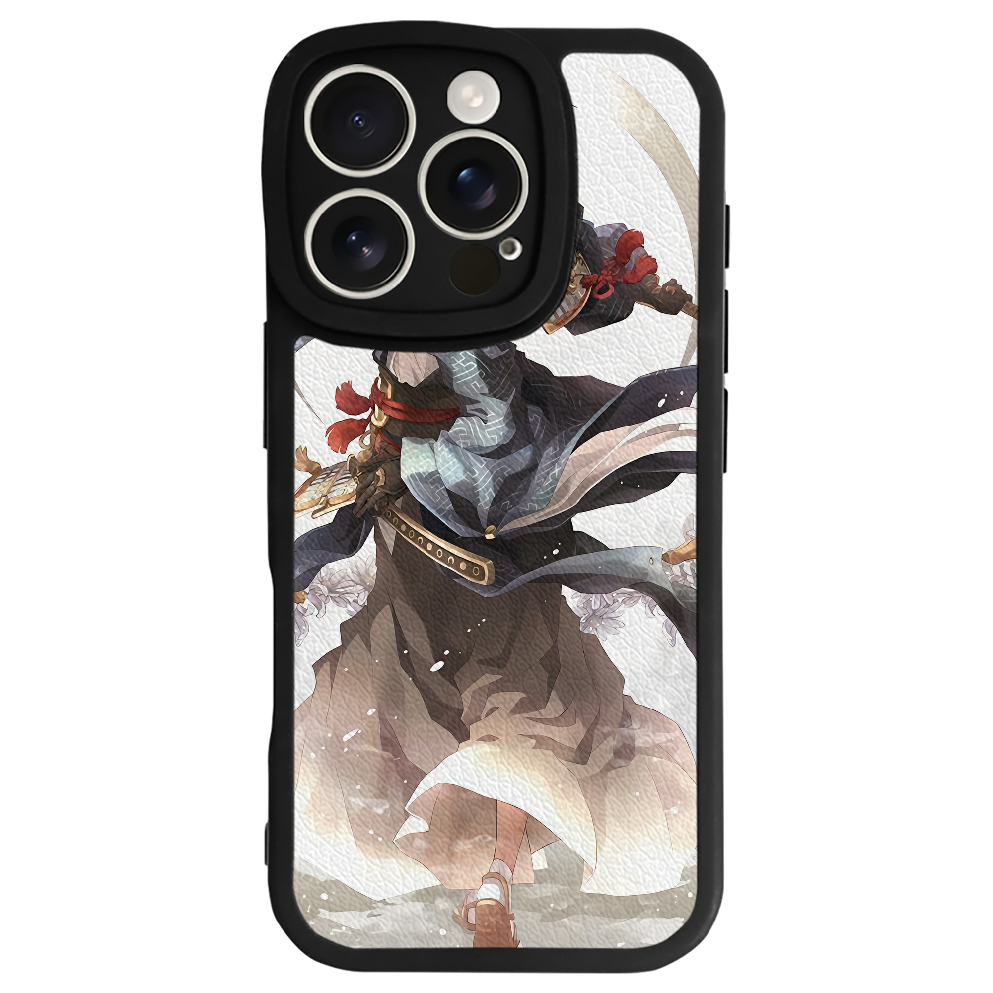 （画像用） 刀剣乱舞 Touken Ranbu 【iPhone 16シリーズ対応】シリコンスマホケース（レザー調） 材質：シリコン